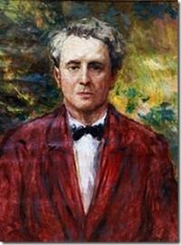 Portrait of Alfred Theodore Joseph Bastien: Self-portrait